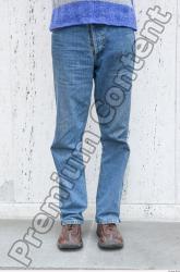Leg Man White Casual Jeans Average